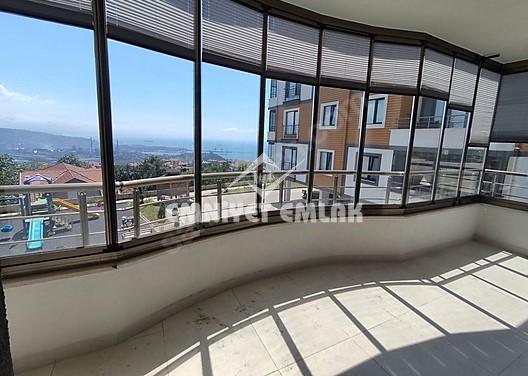SARIKORKMAZ MAHALLESİNDE DENİZ VE DOĞA MANZARALI SATILIK 3+1 LUX TASARIM DAİRE