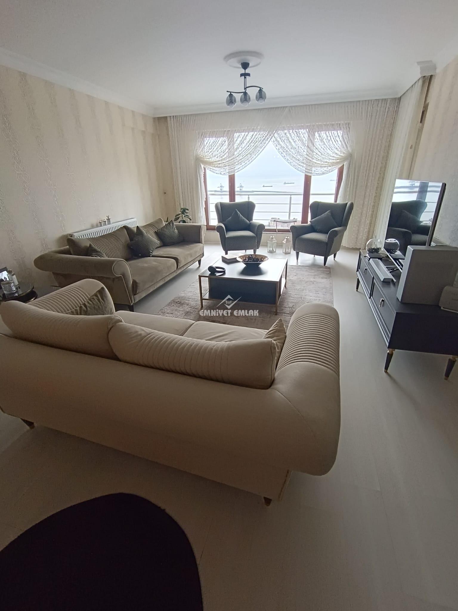 KDZ EREĞLİ KİRMANLI MAHALLESİNDE FULL DENİZ MANZARALI 3+1 SATILIK DAİRE