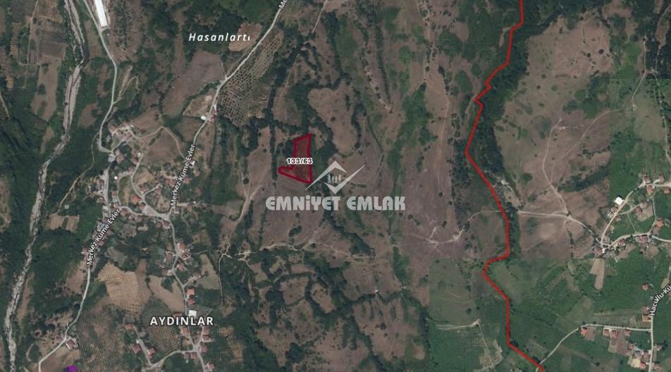 KDZ EREĞLİ AYDINLAR KÖYÜNDE 5.048 m2 BÜYÜKLÜĞÜNDE SATILIK TARLA/ARSA