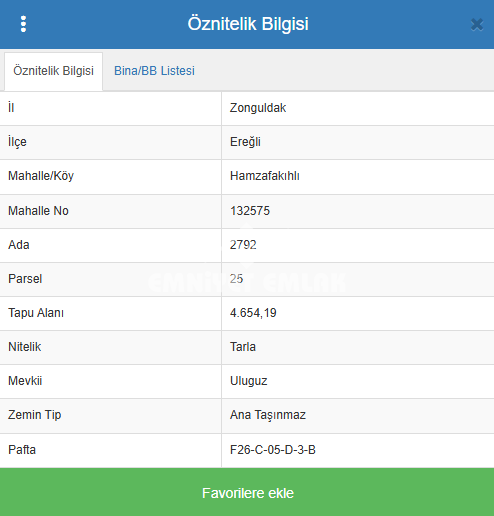  Hamzafakılı Mh. FIRSAT YATIRIMLIK YER ALAN KAZANIR