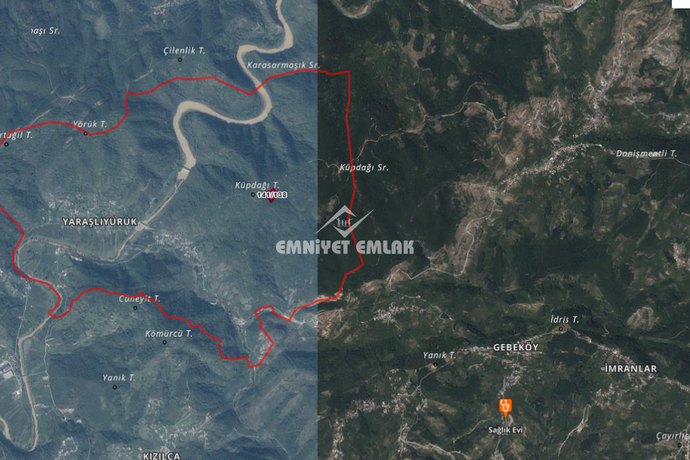 YARAŞLIYÖRÜK KÖYÜNDE SATILIK 8 DÖNÜM FINDIK TARLASI