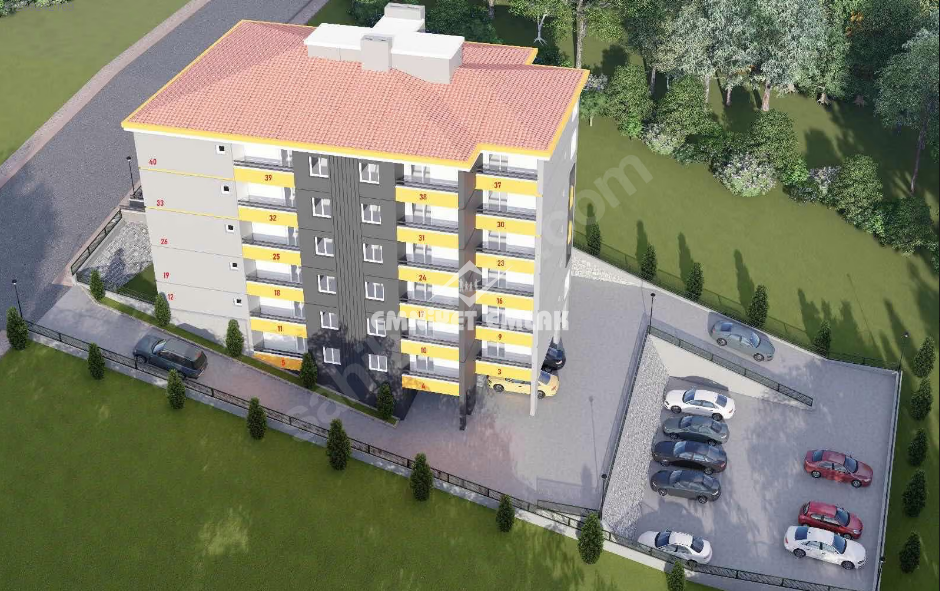 Kepez Polis Noktası | Satılık 1+1 Daire | Açık Mutfak | Projeden