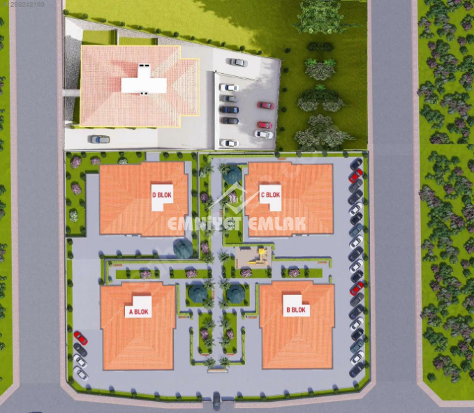 Kepez Polis Noktası | Satılık 1+1 Daire | Açık Mutfak | Projeden