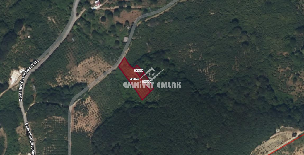 Cemaller Köyü’nde Deniz Manzaralı, 1690m² Satılık Arsa