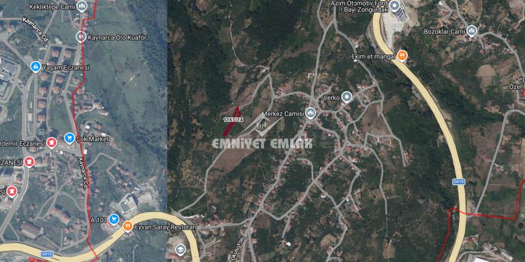 Kdz. Ereğli Örende 1.251 m² Satılık Tarla