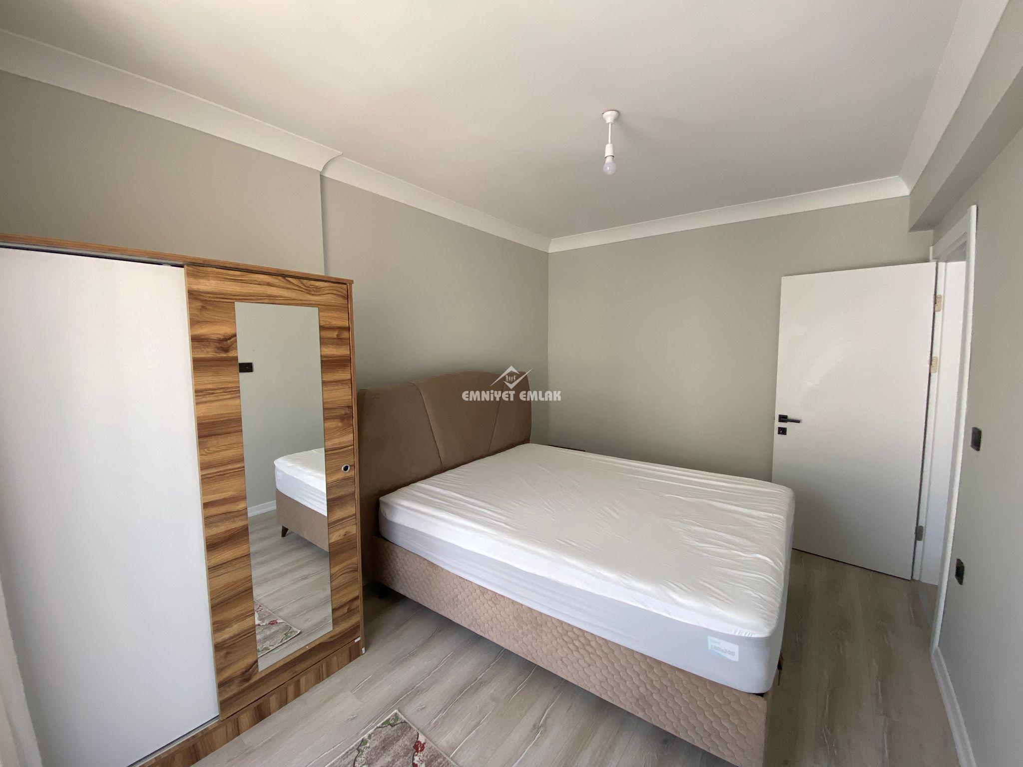 KEMER MEVKİİ’NDE SIFIR 1+1 EŞYALI KİRALIK DAİRE